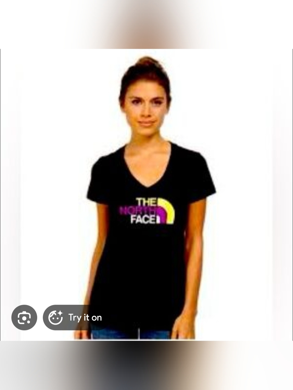 The North Face Women's medium Short Sleeve Half Dome V Neck T Shirts